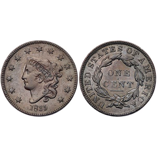 1835 N-9 R4 Large 8 & Stars VF25