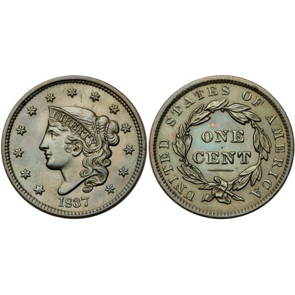 1837 N-9 R1 Beaded Hair Cord AU58