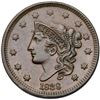 Image 2 : 1838 N-1 R1 Repunched 1 EF45+