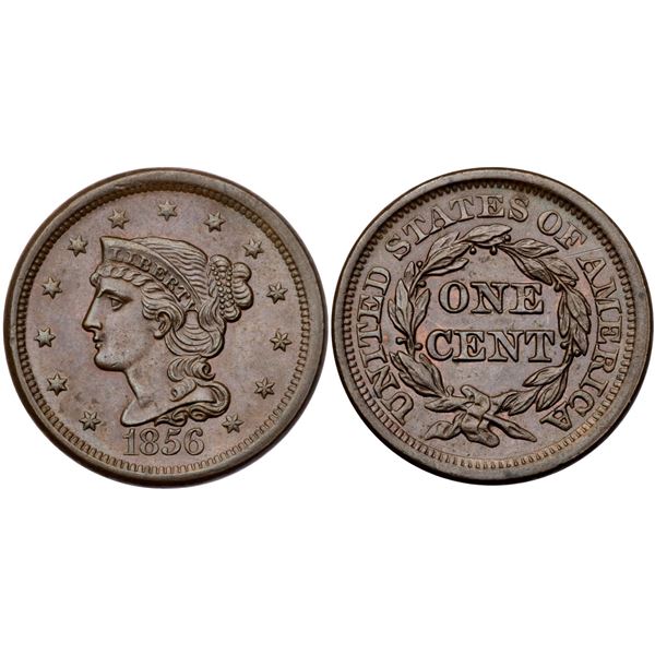 1856 N-14 R1 Italic 56 AU55