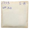 Image 4 : 1793 S-8 Wreath Cent F12+