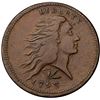 Image 2 : 1793 S-11c R3- Wreath Cent with Lettered Edge and Single Leaf, PCGS graded VF35