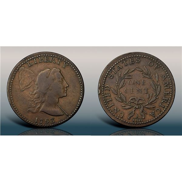 1793 S-13 R4- Liberty Cap PCGS graded VF30