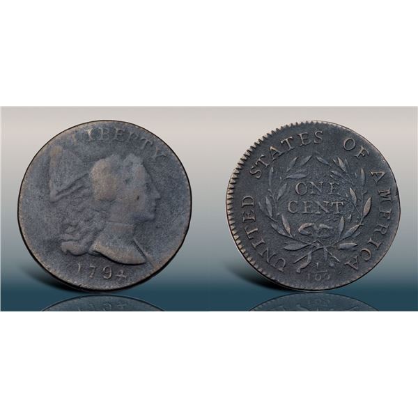 1794 S-17a R5- Head and Edge of 1793 VG7