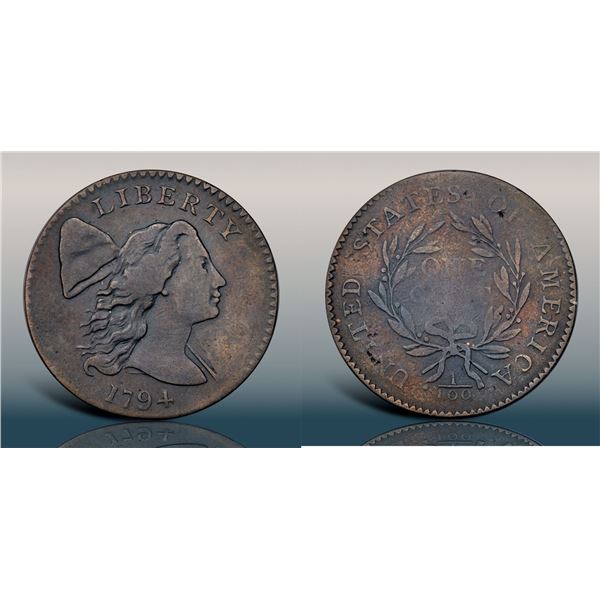 1794 S-23 R4+ Head of 1794 F12