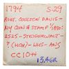 Image 4 : 1794 S-29 R2 Head of 1794 PCGS graded AU58