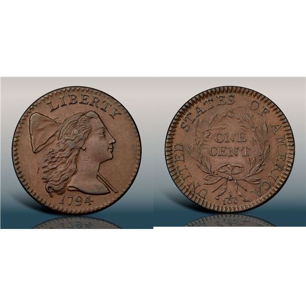 1794 S-30 R1 Head of 1794 PCGS graded MS62+ Brown
