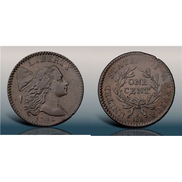 1794 S-38 R5 Head of 1794 PCGS graded XF40