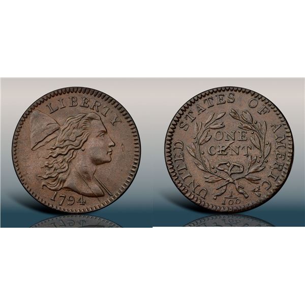1794 S-46 R3 Head of 1794 PCGS graded MS62 Brown