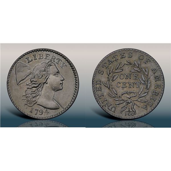 1794 S-49 R2 Head of 1794 VF35+