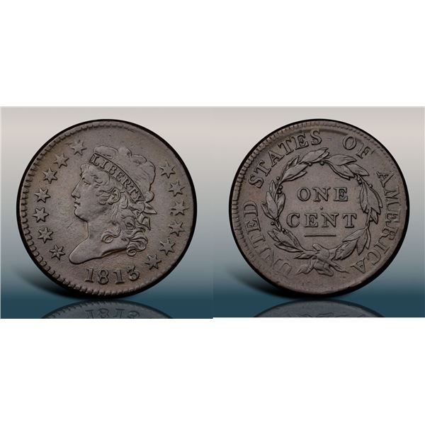 1813 S-293 R2 PCGS graded XF45