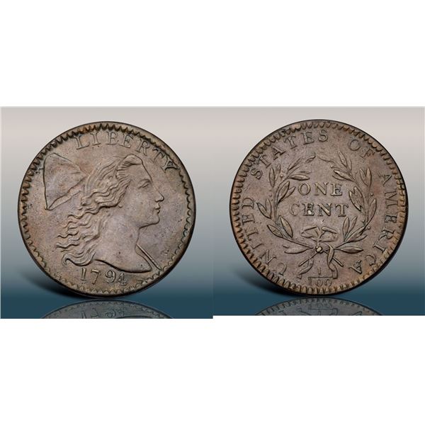 1794 S-63 R2 Head of 1794 VF35