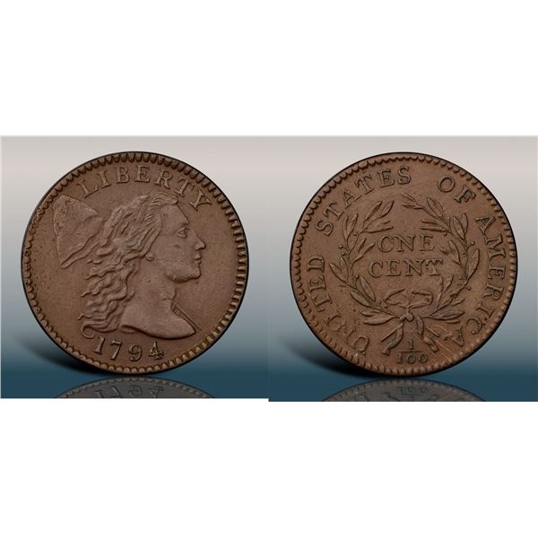 1794 S-67 R3 Head of 1795, PCGS AU Detail, Scratch