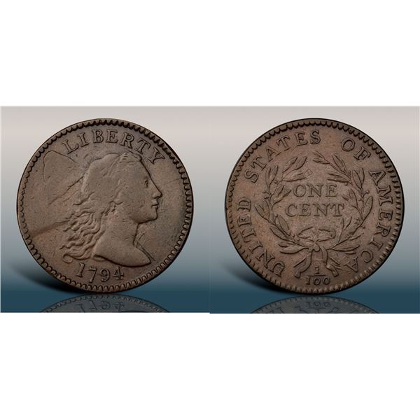 1794 S-68 R5 Head of 1795 PCGS graded VF35