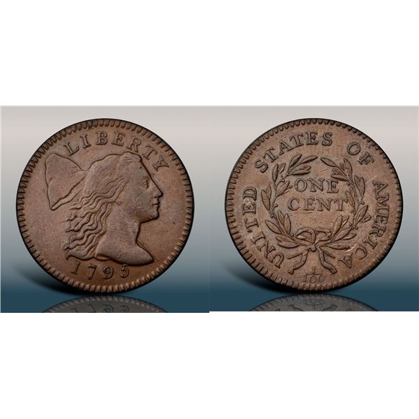 1795 S-74 R4- Lettered Edge PCGS graded AU58+