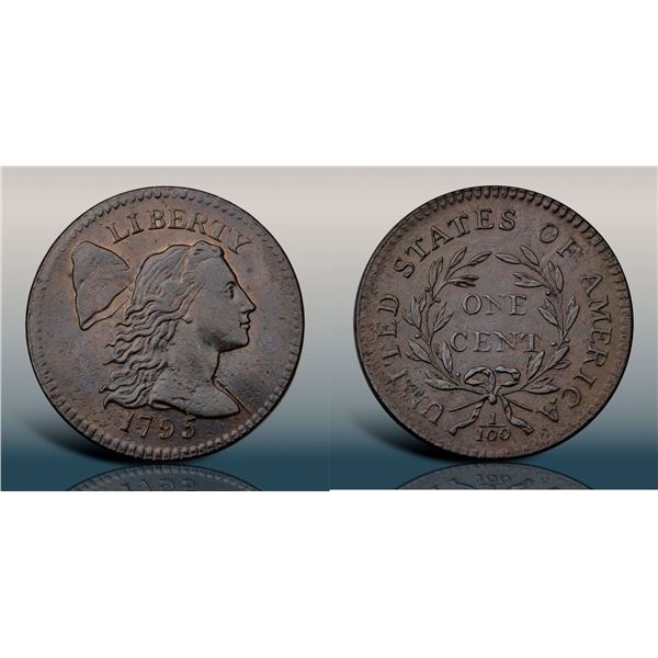 1795 S-78 R1 Plain Edge, Thin Planchet, PCGS AU Detail, Environmental Damage