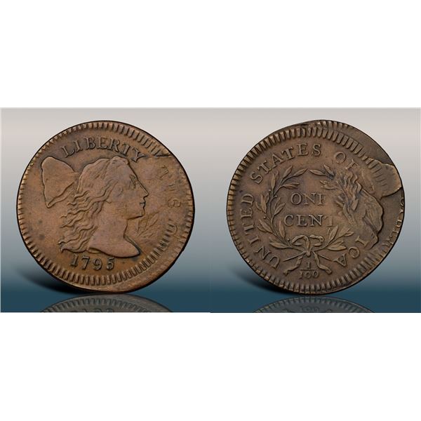 1795 S-78 R1 Plain Edge, Thin Planchet, PCGS graded XF45
