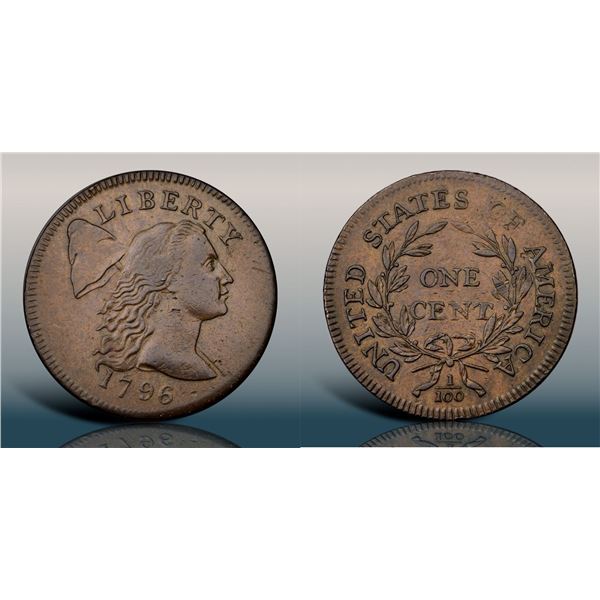 1796 S-85 R5- Liberty Cap PCGS graded AU58