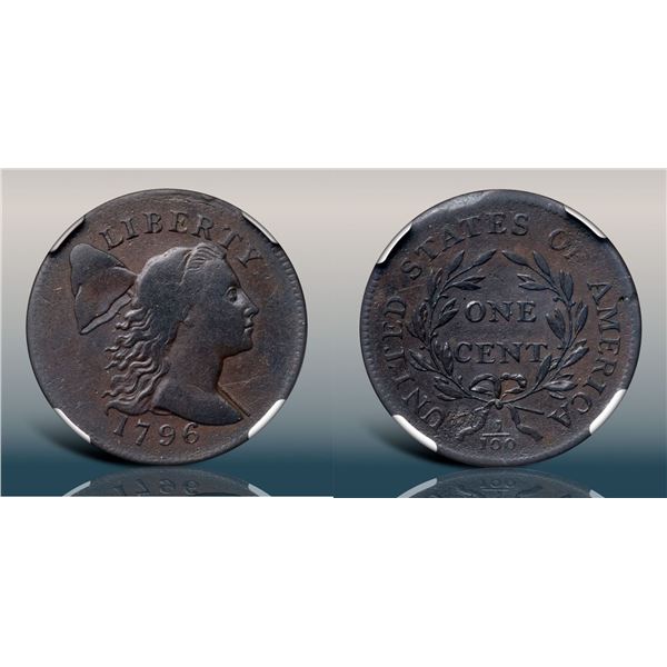 1796 S-90 R5+ Liberty Cap NGC graded VF30