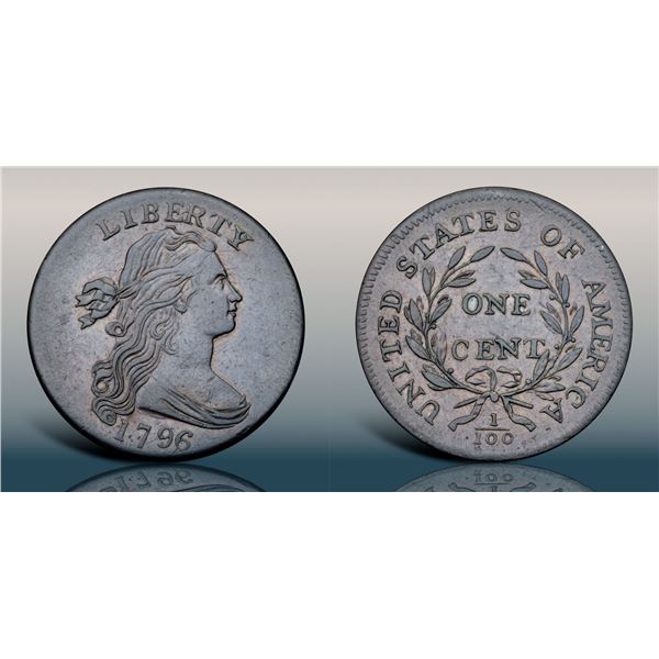 1796 S-92 R3 Draped Bust EF40