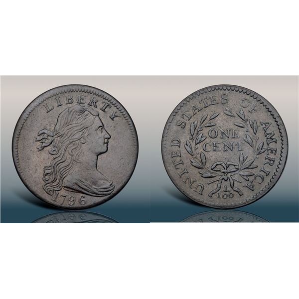 1796 S-101 R5- Draped Bust EF40