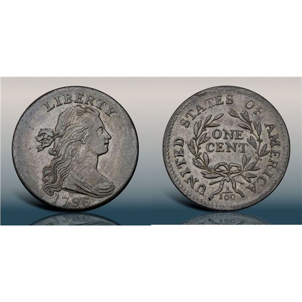 1796 S-102 R4 Draped Bust VF35