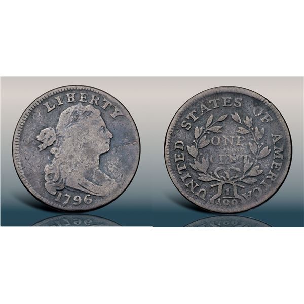 1796 S-104 R3 LIHERTY Obverse VG7