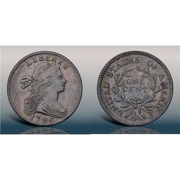 1796 S-108 R4 Draped Bust VF25