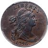 Image 2 : 1796 S-109 R3 Draped Bust, Reverse of 1794 PCGS graded AU55+, CAC Approved