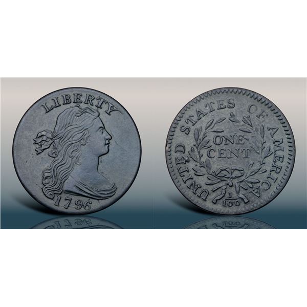 1796 S-110 R3 Draped Bust VF35
