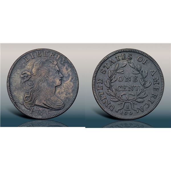 1796 S-113 R5 Draped Bust VG10