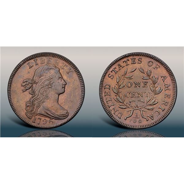 1796 S-114 R5- Draped Bust VF35