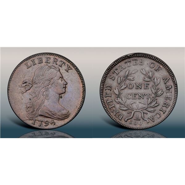 1796 S-115 R3 Draped Bust VF35