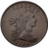 Image 2 : 1796 S-117 R5+ Draped Bust PCGS graded MS61 Brown