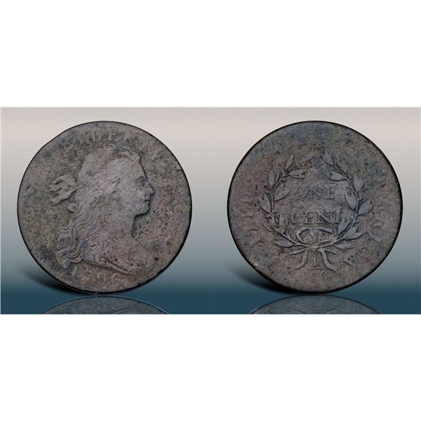 1796 NC-3 R6- Draped Bust AG3