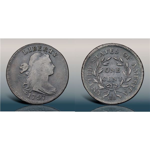 1797 S-120a R3 Reverse of 1796, Plain Edge VG10