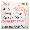 Image 4 : 1797 S-120b R2 Reverse of 1796, Gripped Edge VF35