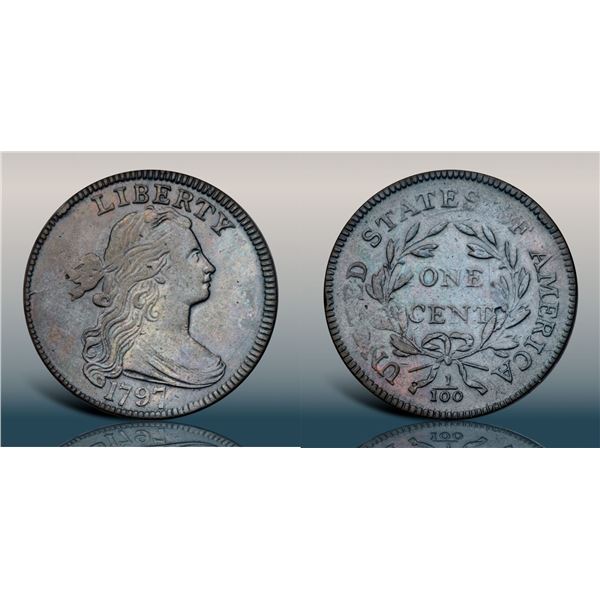 1797 S-121b R3- Reverse of 1796, Gripped Edge VF20
