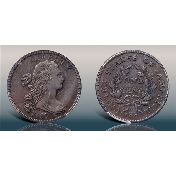 1797 S-125 R5 PCGS graded XF40, CAC Approved