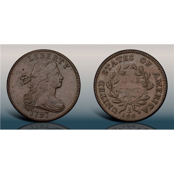 1797 S-127 R4 PCGS graded AU50