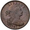 Image 2 : 1797 S-128 R3 M over E in AMERICA, PCGS AU Detail, Scratch