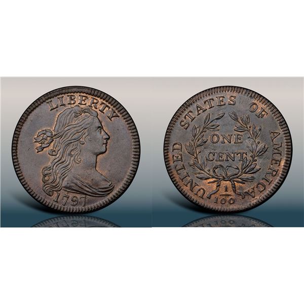 1797 S-138 R1 PCGS graded MS64+ Brown