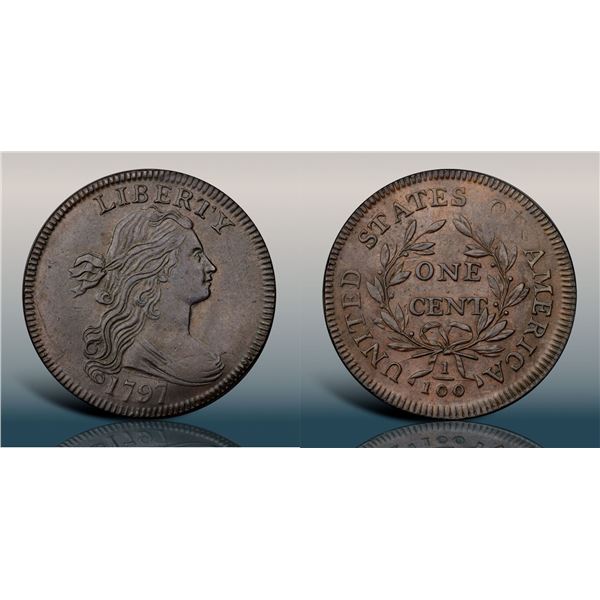 1797 S-140 R1 PCGS graded AU58
