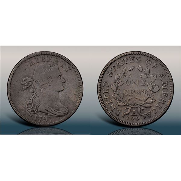 1797 NC-5 R6- PCGS VF Detail, Cleaned