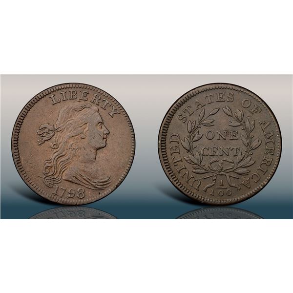 1798 S-146 R5- Style I Hair, Large 8, PCGS graded XF45