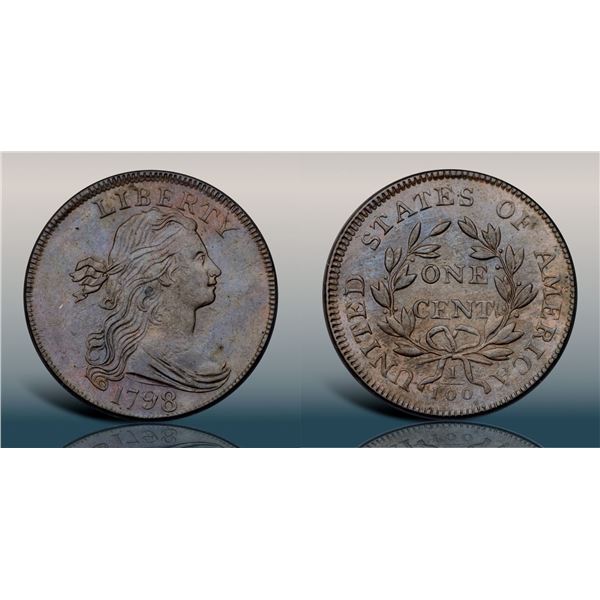 1798 S-148 R2 Style I Hair, Large 8 VF30+
