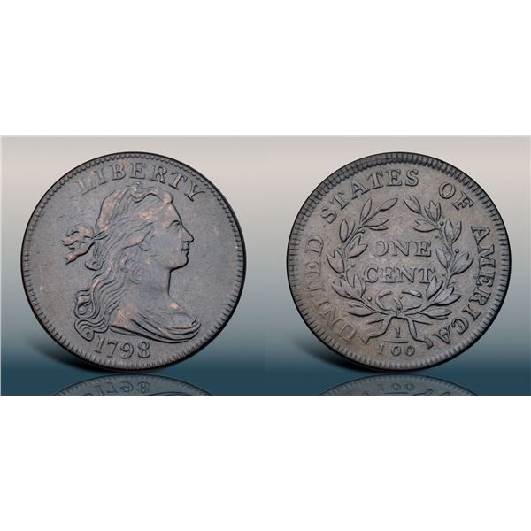 1798 S-157 R2 Style I Hair, Small 8 VF25
