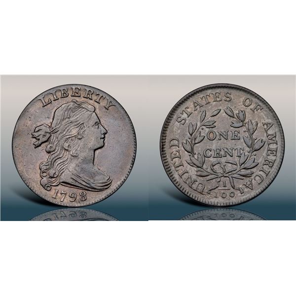 1798 S-168 R3 Style II Hair, Small 8 VF30