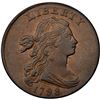 Image 2 : 1798 S-169 R3 Style II Hair, Small 8, PCGS graded AU50