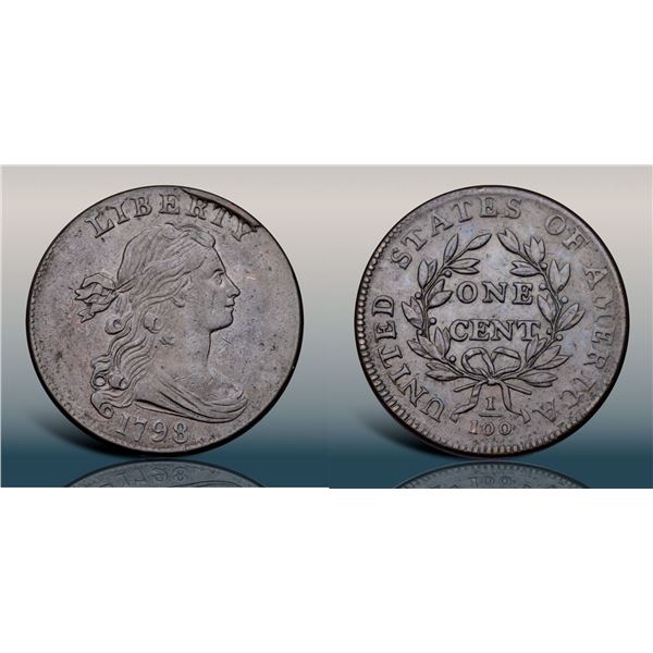 1798 S-173 R3 Style II Hair, Small 8 VF30